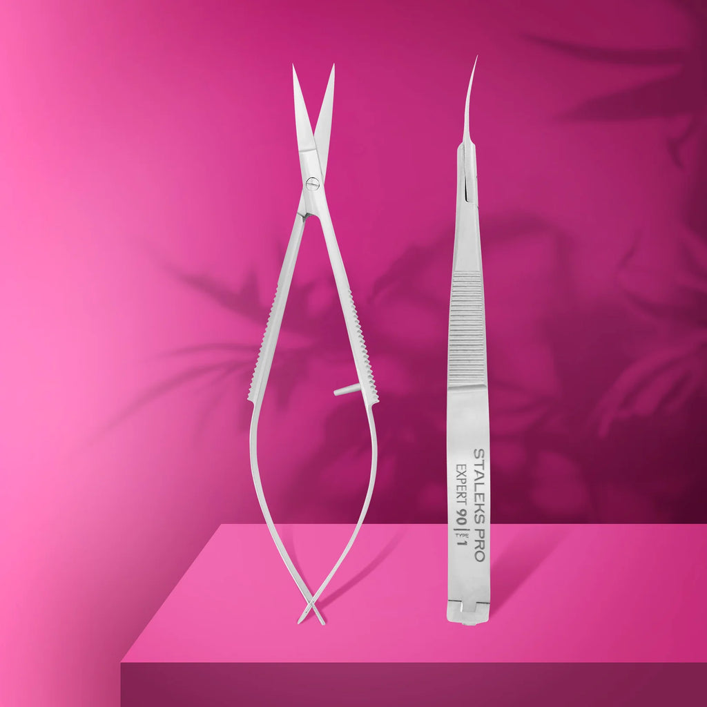STALEKS EXPERT 90 TYPE 1 Tweezers professionnels pour cuticules