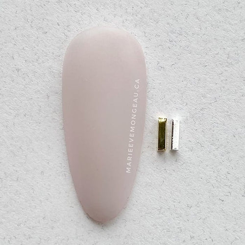 Bijoux métal - Barre rectangle - Argent