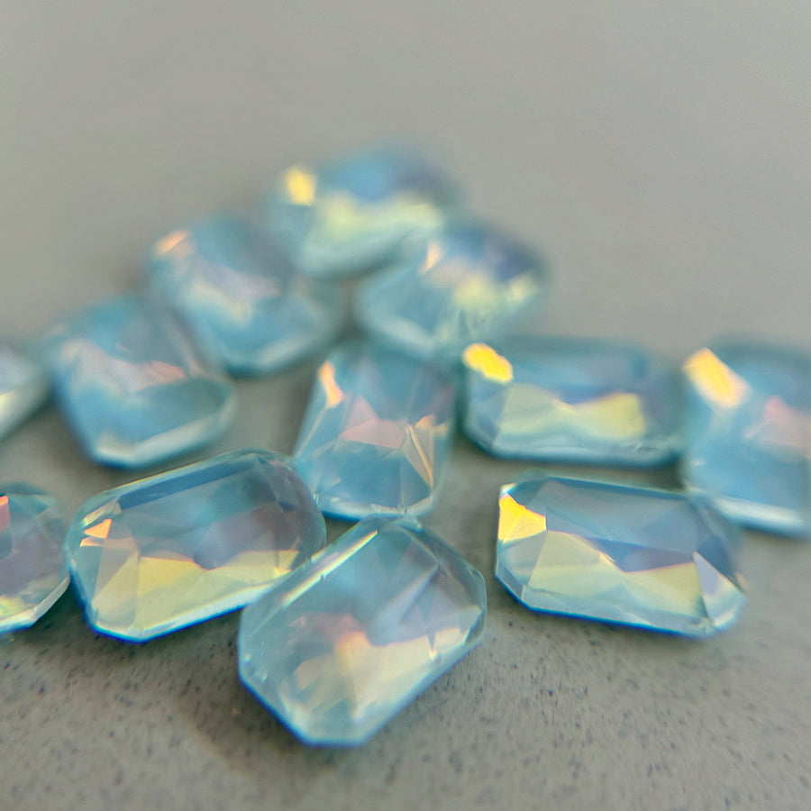 Diamants formes - Distinction - Bleu pastel - Octogone