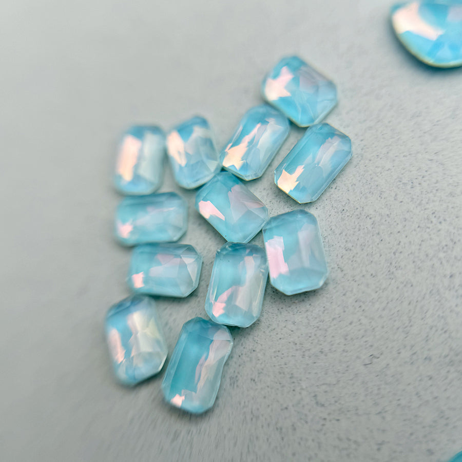 Diamants formes - Distinction - Bleu pastel - Octogone