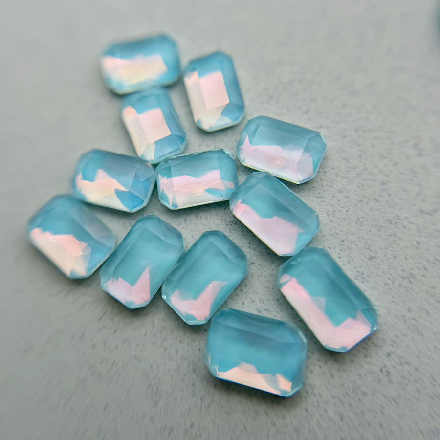 Diamants formes - Distinction - Bleu pastel - Octogone