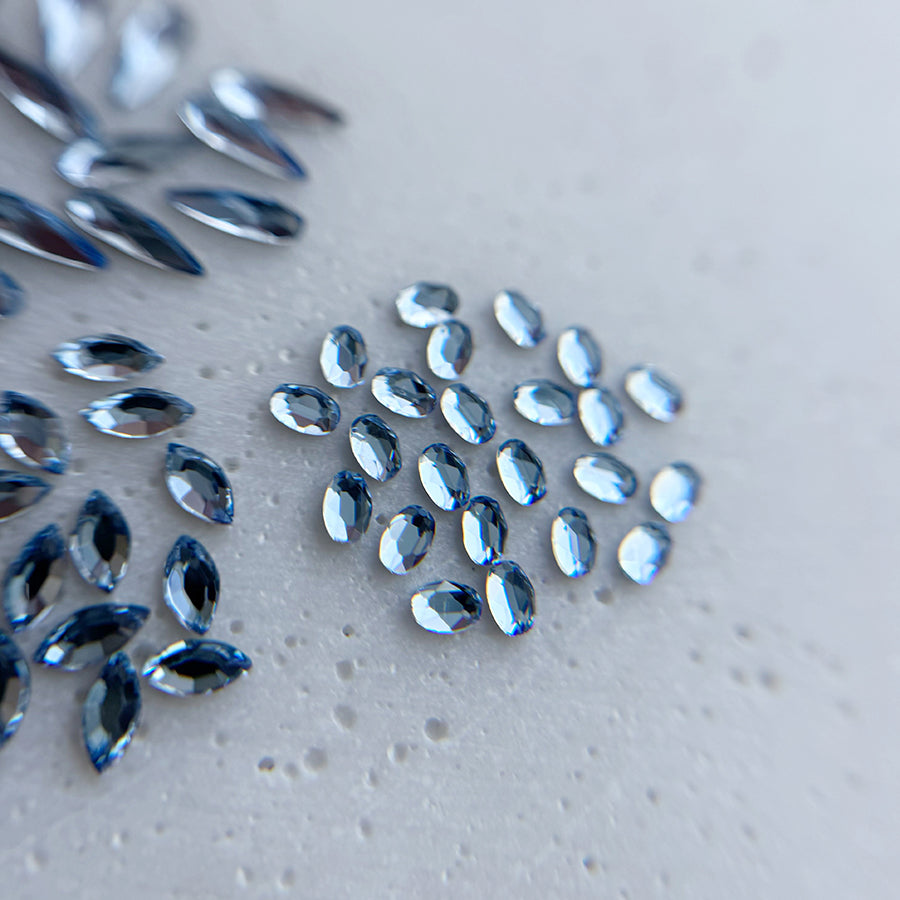 Diamants formes - Souffle Bleu - Micro ovale