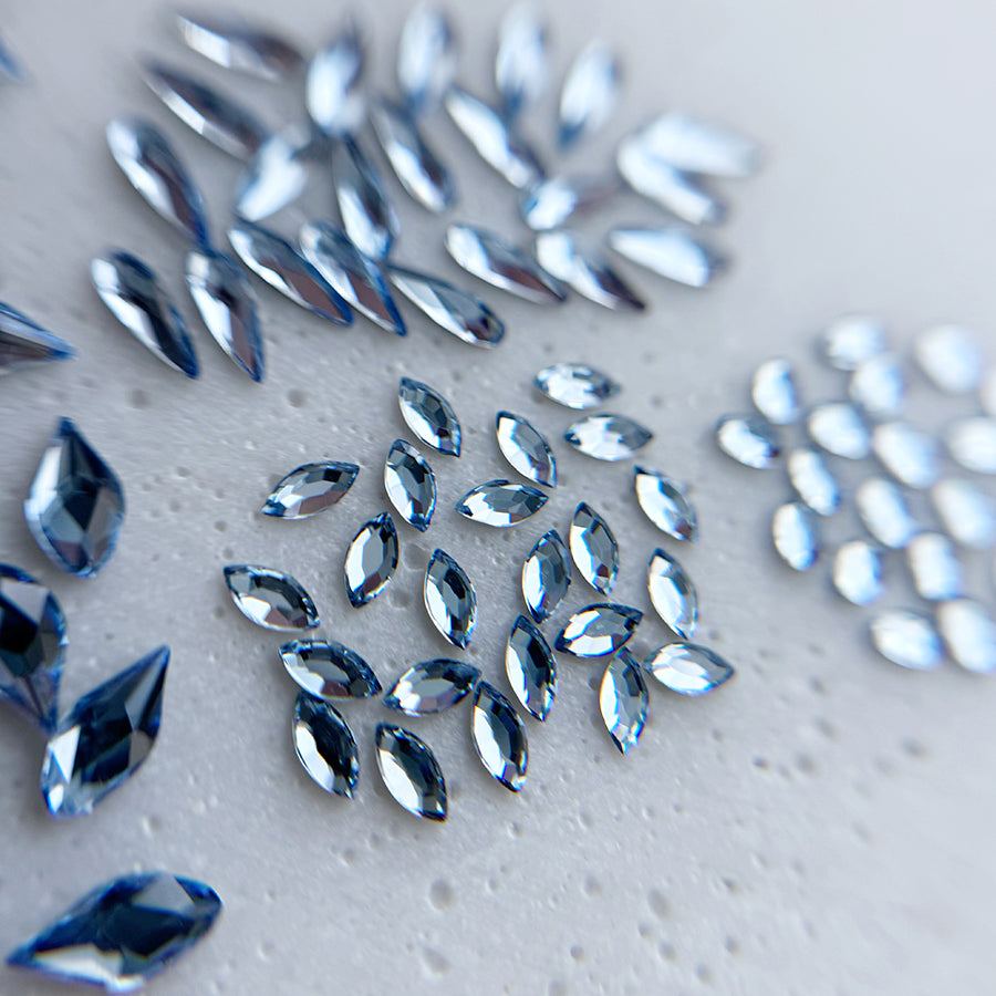 Diamants formes - Souffle Bleu - Micro ovale