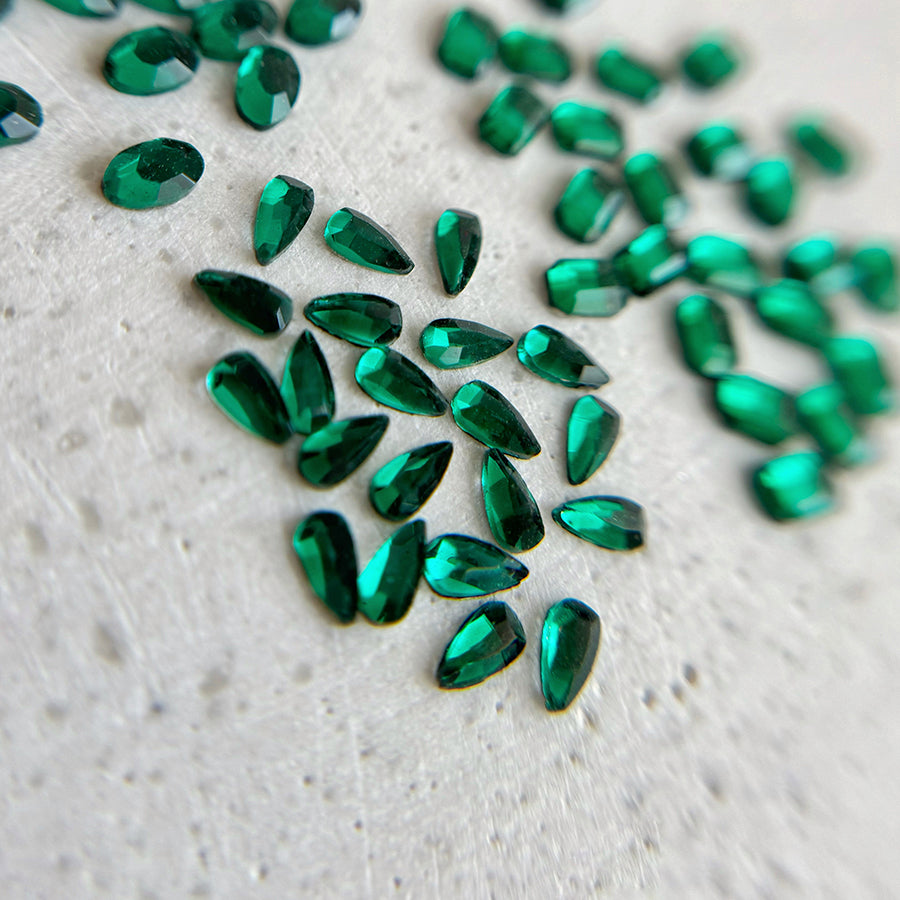 Diamants formes - Emeraude extra - mini goutte
