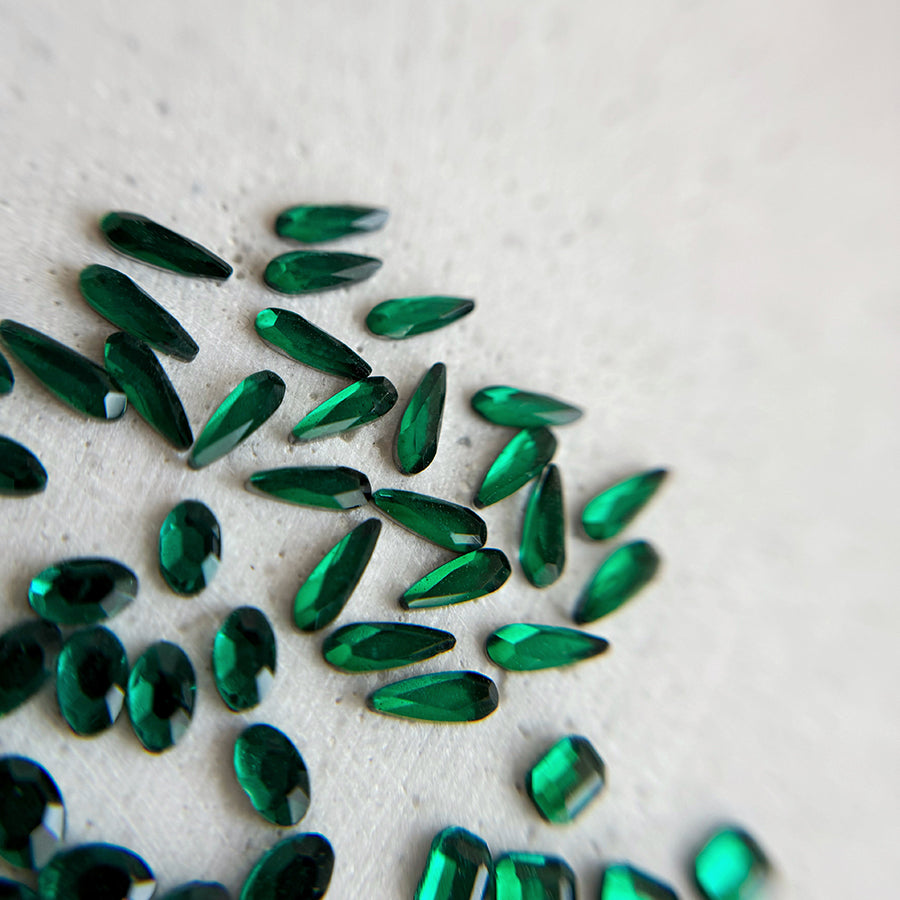 Diamants formes - Emeraude extra - mini goutte
