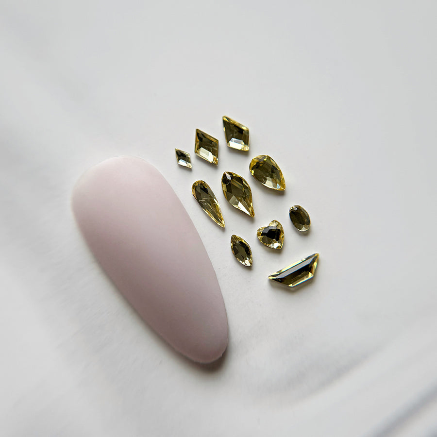 Diamants formes- Yuzu - Mini losange asymétrique