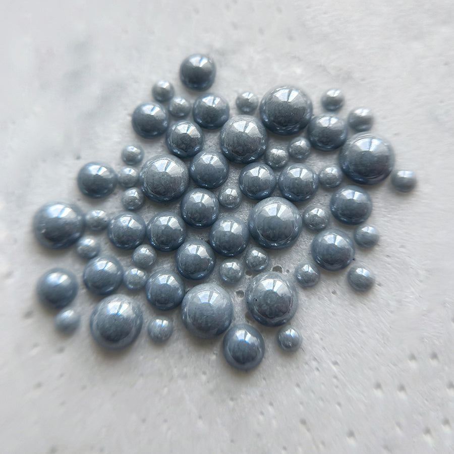 Perles Bleu gris