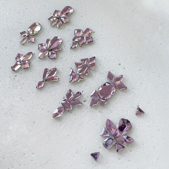 Diamants formes- Tulipe - Petit octogone