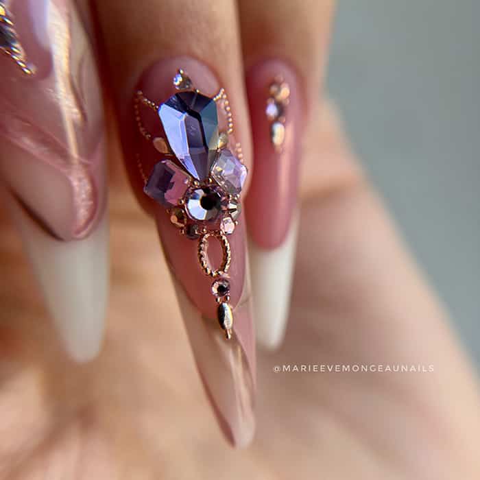 Diamants formes- Tulipe - Petit octogone