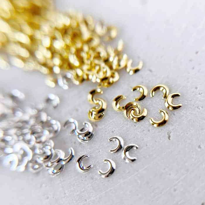 Bijoux métal - Lune - Argent Gros