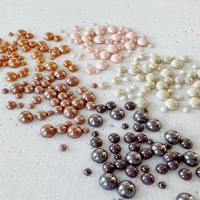 Perles Latté à la rose