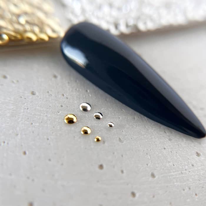 Bijoux métal - Rond embossé plane - Argent petit