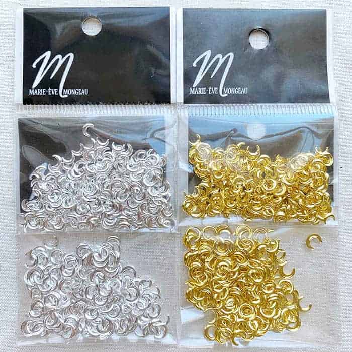 Bijoux métal - Lune - Argent Gros