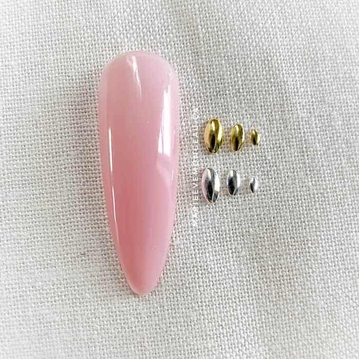 Bijoux métal - Ovale - Or Mini