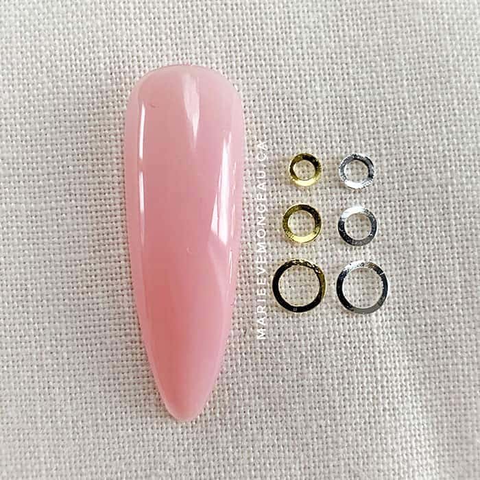 Bijoux métal - Rond vide - Argent Moyen