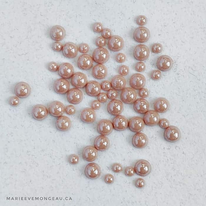 Perles - Rose peau