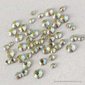 Diamants ronds à dos plat - Blond cosmique