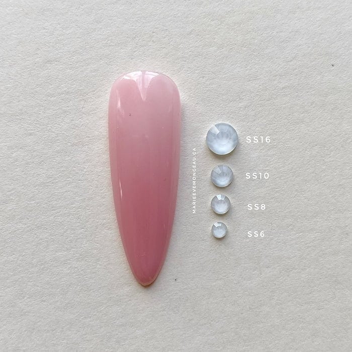Diamants ronds à dos plat - Eau de pluie