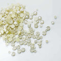 Diamants ronds à dos plat - Latté éclatant