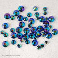 Diamants ronds à dos plat - Nuit cosmique