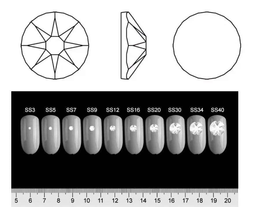 Diamants ronds à dos plat - Erinite