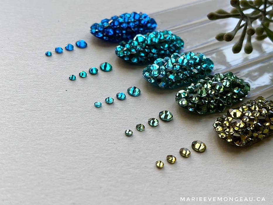 Diamants ronds à dos plat - Erinite