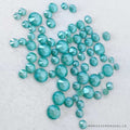 Diamants ronds à dos plat - Sauge